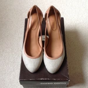 Corso Como beige cut out pumps